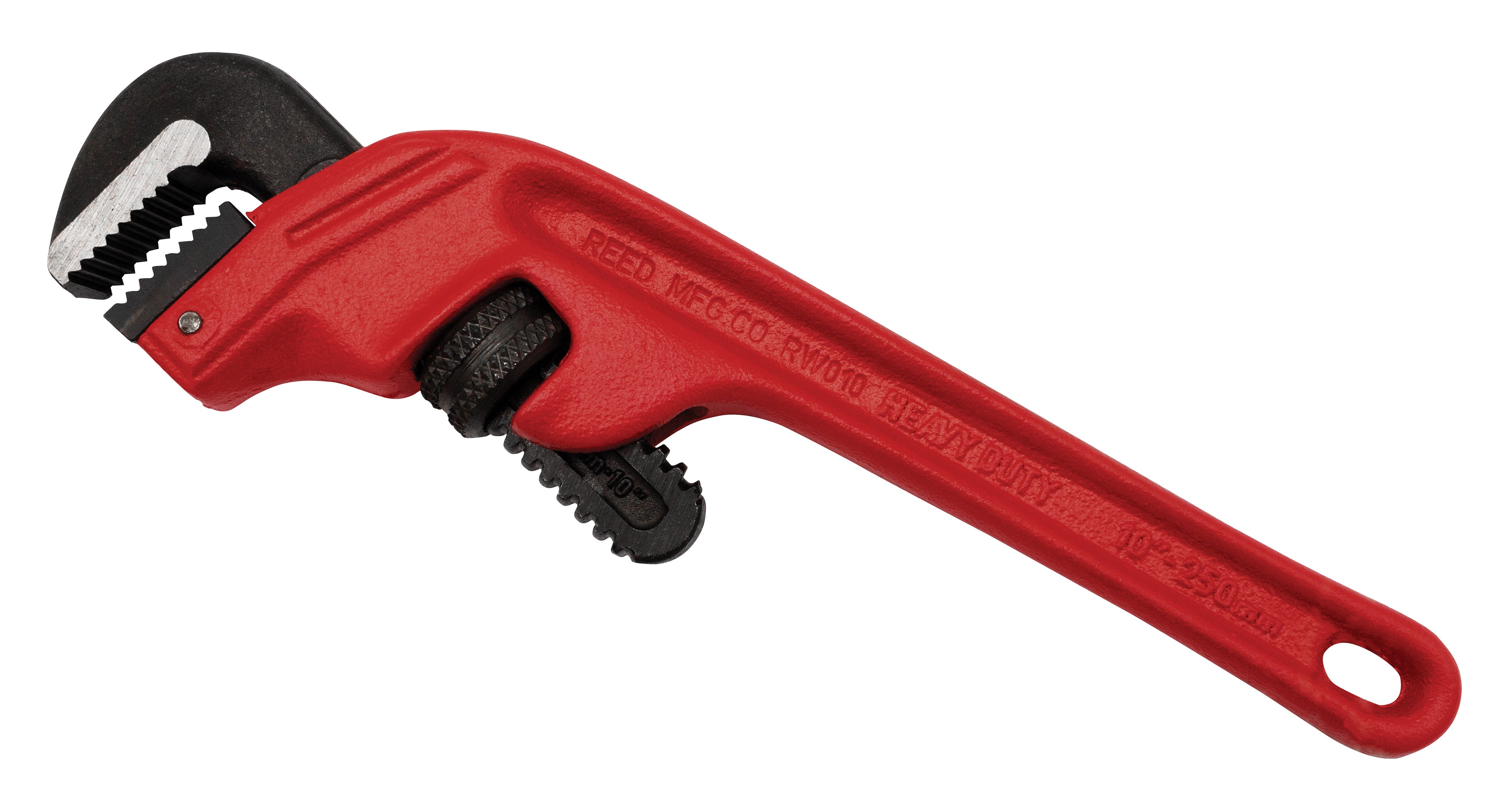 Heavy-Duty Offset Pipe Wrench, 10 in OAL, 1/8 to 1-1/2 in Jaw