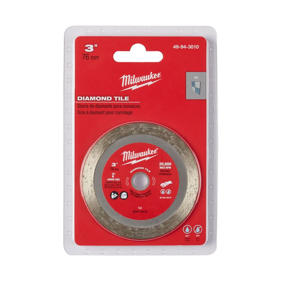 3" Diamond Tile Blade