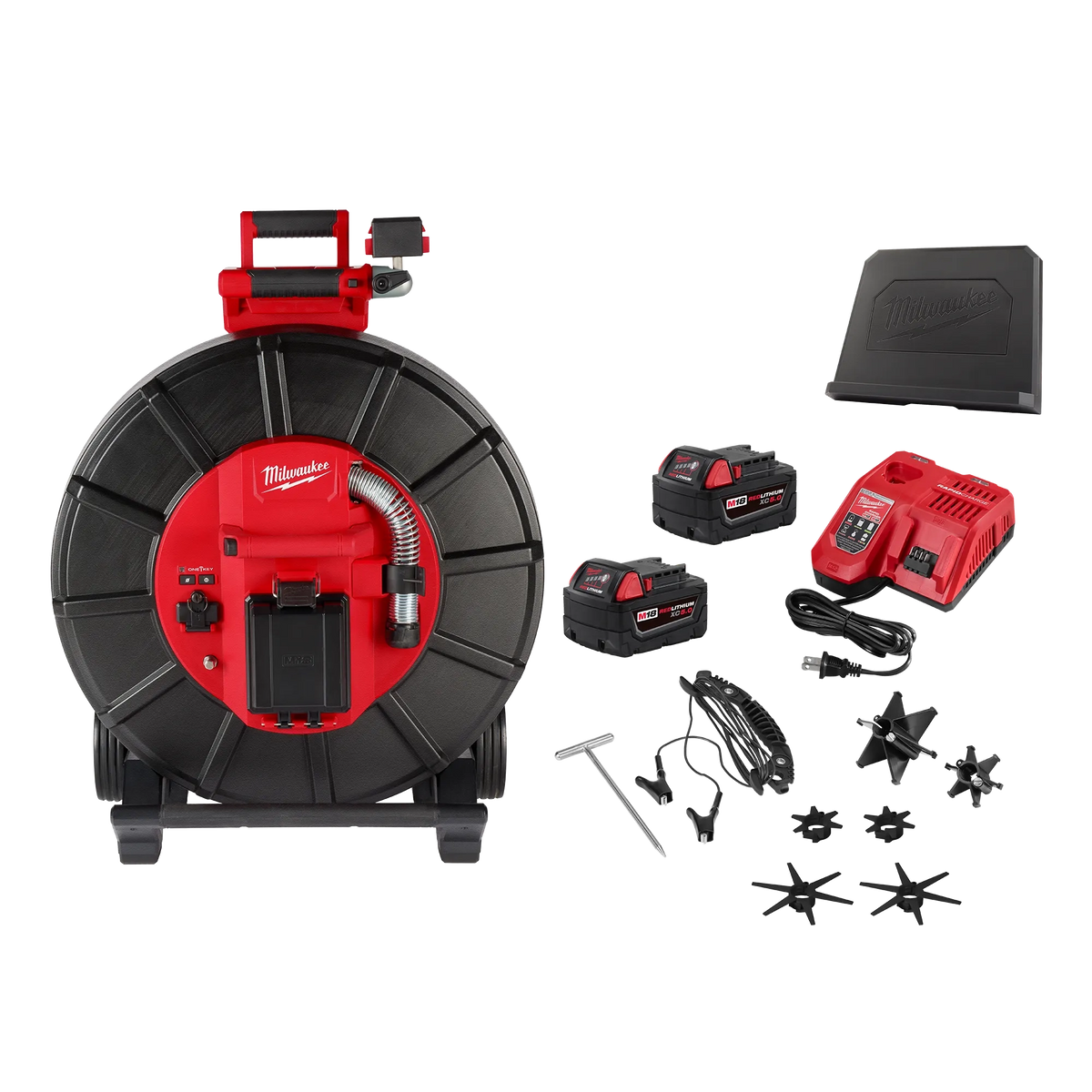Milwaukee M18™ 325’ Stiff Modular Pipeline Inspection System