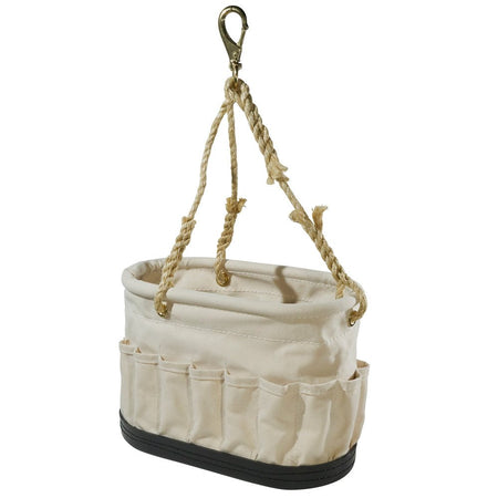 Canvas Bucket, 41 - Pocket Oval Bucket with Swivel Snap - AAA Industrial Supply
