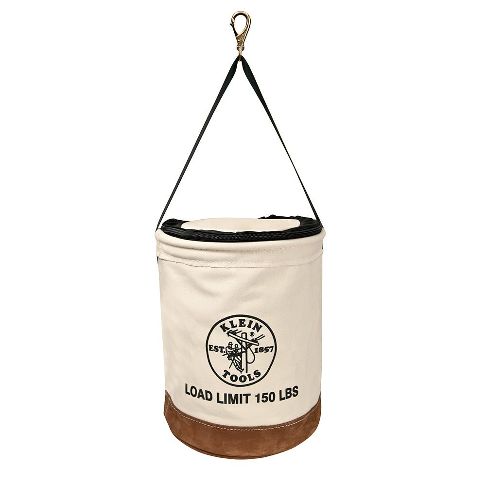 Canvas Bucket with Closing Top, 17 - Inch - AAA Industrial Supply