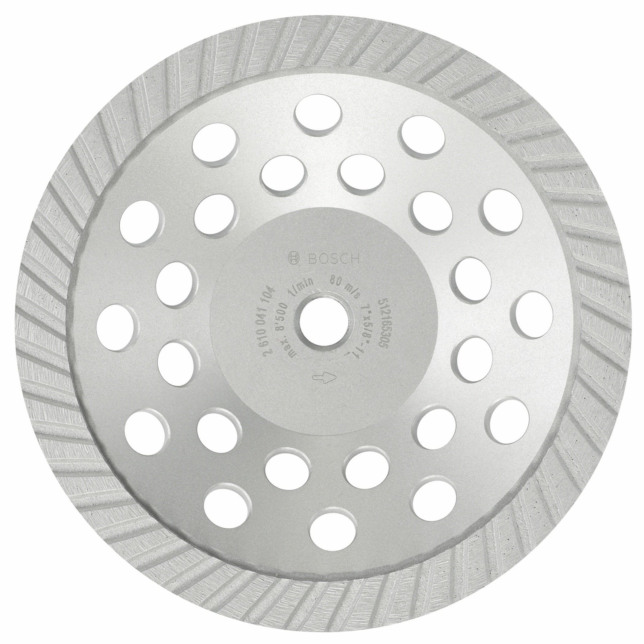 Bosch 7 In. Turbo Diamond Cup Wheel