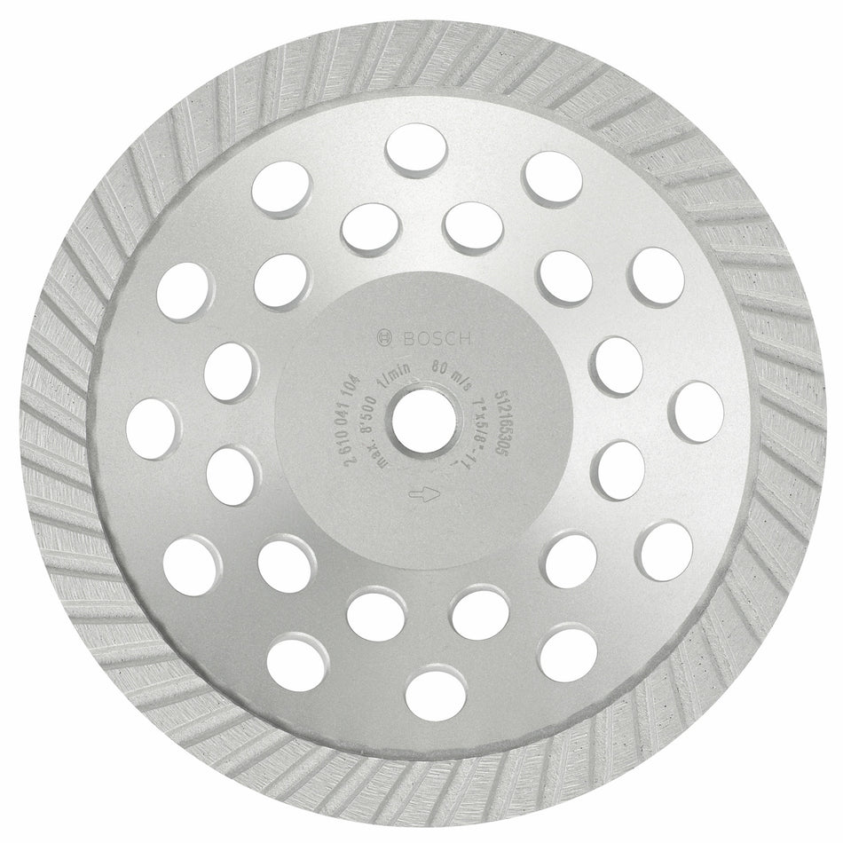Bosch 7 In. Turbo Diamond Cup Wheel