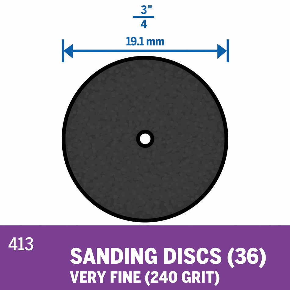 Dremel 240 Grit Sanding Discs