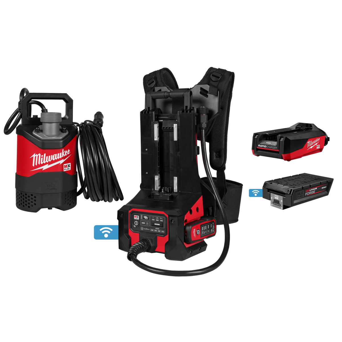 Milwaukee MX FUEL™ 1HP 2" Submersible Pump Kit