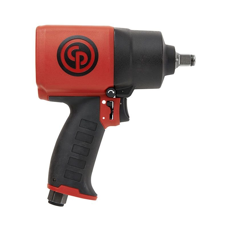 Chicago Pneumatic CP7749 Air Impact Wrench (1/2 Inch), Air Impact Gun Industrial Repair & Assembly Tool, Pistol Handle, Twin Hammer, Max Torque Output 959 ft. lbf/1300 Nm, 7000 RPM - AAA Industrial Supply