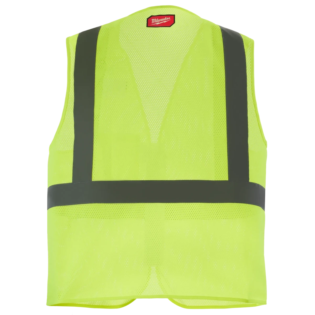 Class 2 High Visibility Yellow Mesh One Pocket Safety Vest - 4X/5X - AAA Industrial Supply