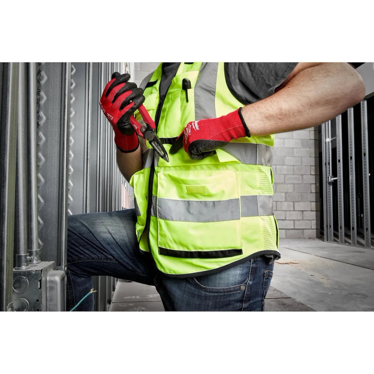 Class 2 High Visibility Yellow Performance Safety Vest - L/XL - AAA Industrial Supply