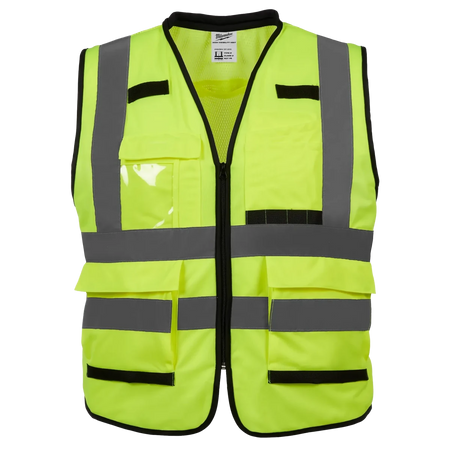 Class 2 High Visibility Yellow Performance Safety Vest - L/XL - AAA Industrial Supply