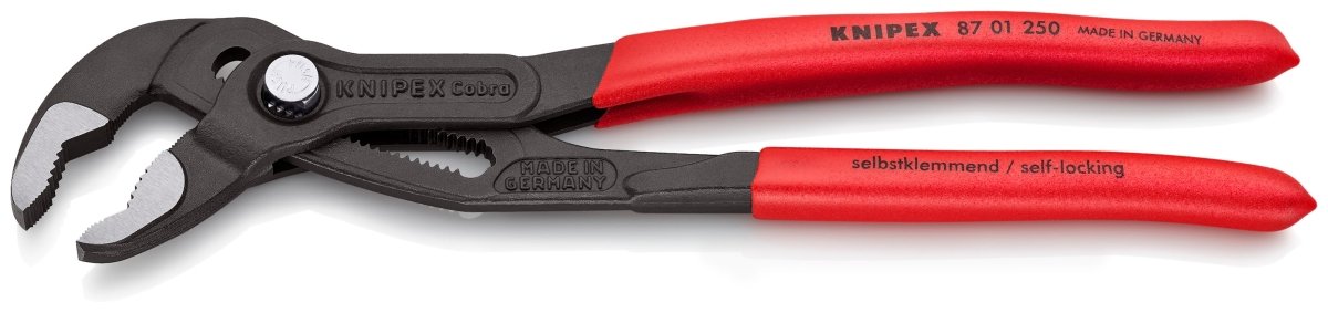 Cobra® Water Pump Pliers, 10", Non - Slip Plastic - AAA Industrial Supply