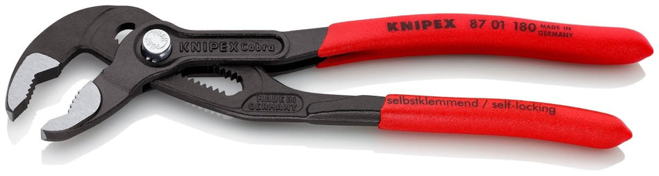 Cobra® Water Pump Pliers, 7.25", Non - Slip Plastic - AAA Industrial Supply