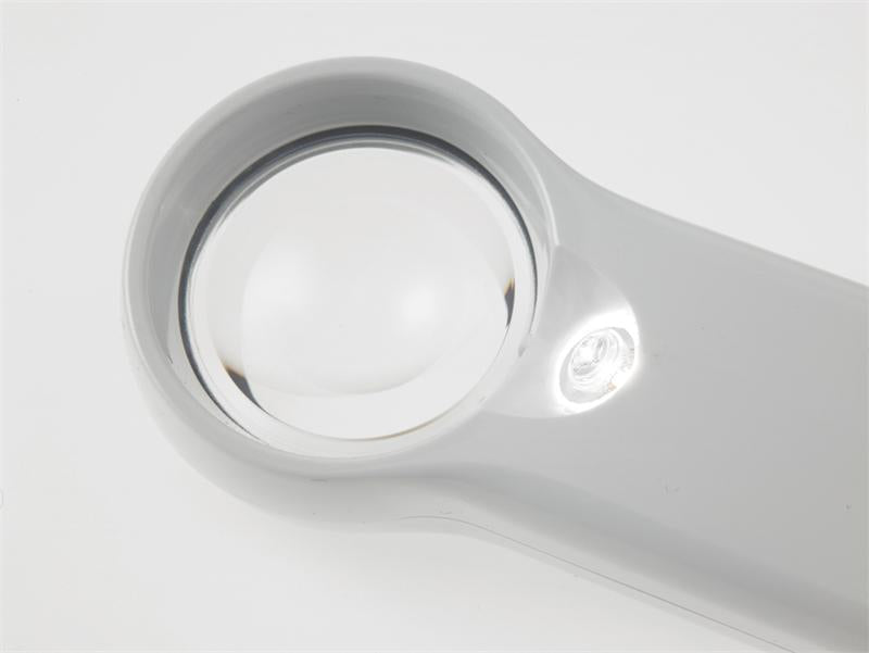 Coil 5148 Illuminated Hand Magnifier, 9.0X/32.0D, Bi Aspheric Lens - AAA Industrial Supply