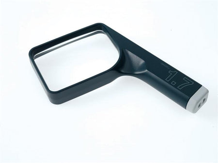 Coil 5215 Hand Magnifier with Rectangular Bi - Aspheric 1.7X Magnification Lens - AAA Industrial Supply