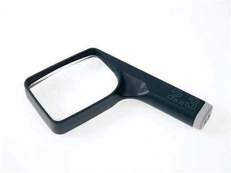 Coil 5216 Hand Magnifier with Rectangular Bi - Aspheric 2.3X Magnification Lens - AAA Industrial Supply