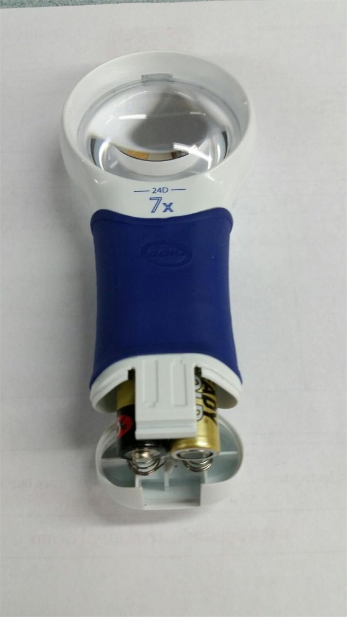 Coil 8275 ATmax LED Illuminated Hand Magnifier, 5.0X/16.0D, Aspheric Lens - AAA Industrial Supply