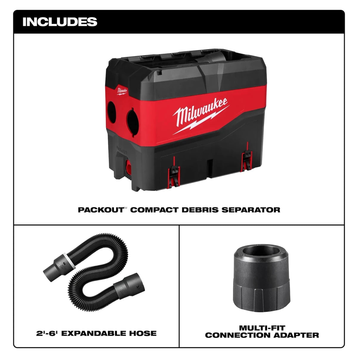 Compact Debris Separator w/ PACKOUT™ Compatibility - AAA Industrial Supply
