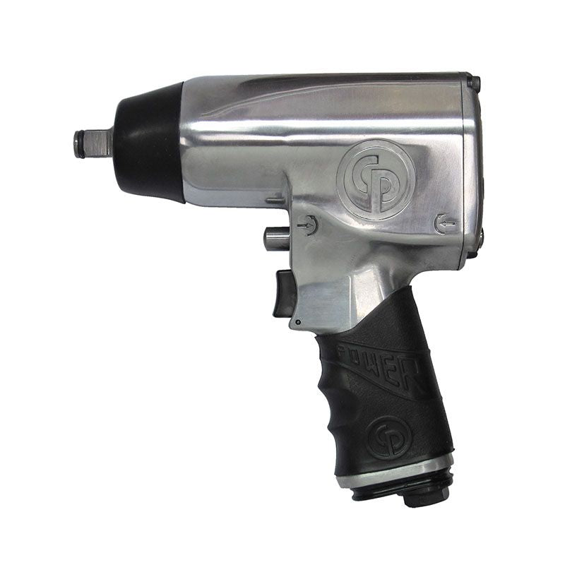 Chicago Pneumatic CP734H - 1/2 Inch Air Impact Wrench, Pistol Handle, Max Torque Reverse Output 425 ft. lbf / 576 Nm, 9,500 RPM, Pin Clutch, Industrial Tool, Automotive