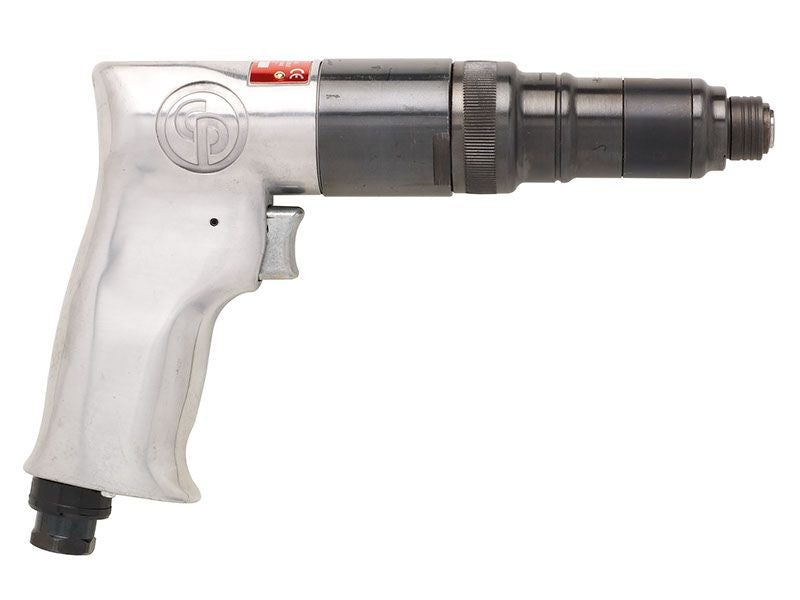 Chicago Pneumatic CP781 - Hex Cushion Air Screwdriver Tool, 1/4 Inch, Reversible, Pistol Handel, Aluminum, Cushion Non-Shut-Off-Clutch, Max Torque 8.3 ft. lbf / 11.3 Nm, 800 RPM, Home & Automotive