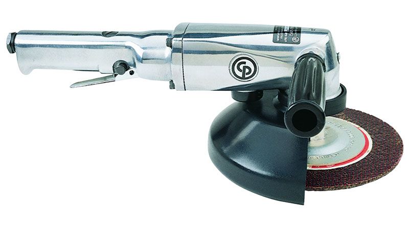 Chicago Pneumatic CP857 - Air Die Grinder Tool, Welder, Woodworking, Automotive Car Detailing, Stainless Steel Polisher, Heavy Duty, Right Angle Grinder, 7 Inch (180mm), 1.26 HP / 940 W - 7500 RPM
