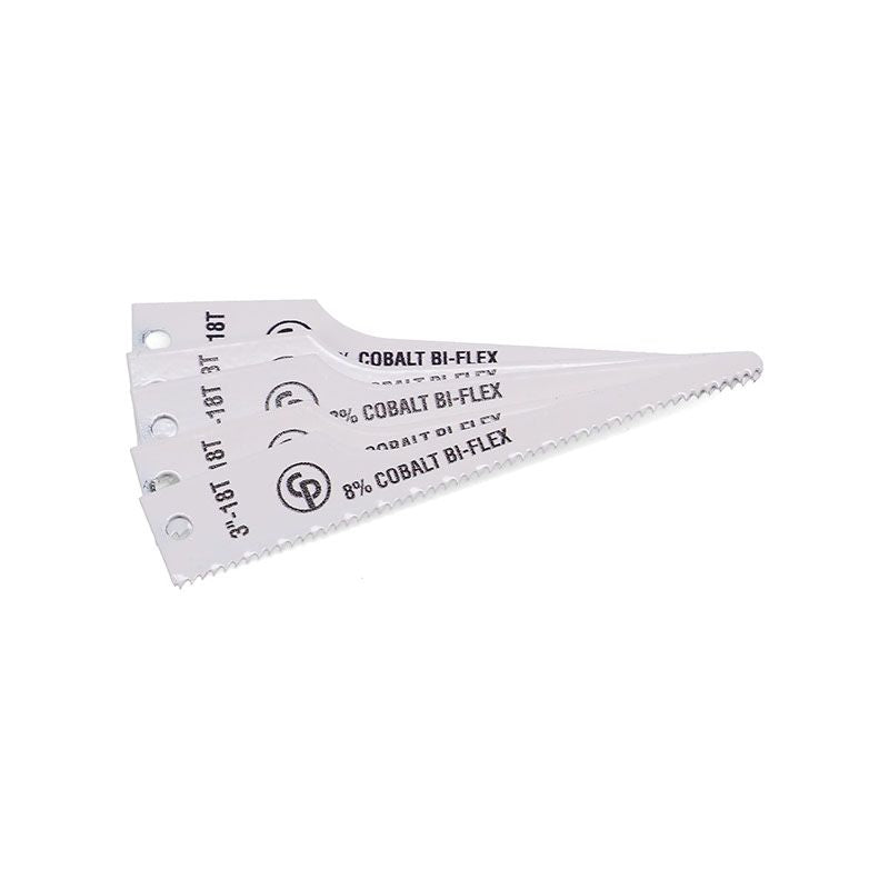 Chicago Pneumatic CA146719-18 Tooth (18T) Reciprocating Saw Blades, 2-7/8 Inch (74 mm) Long - (5 Pack)