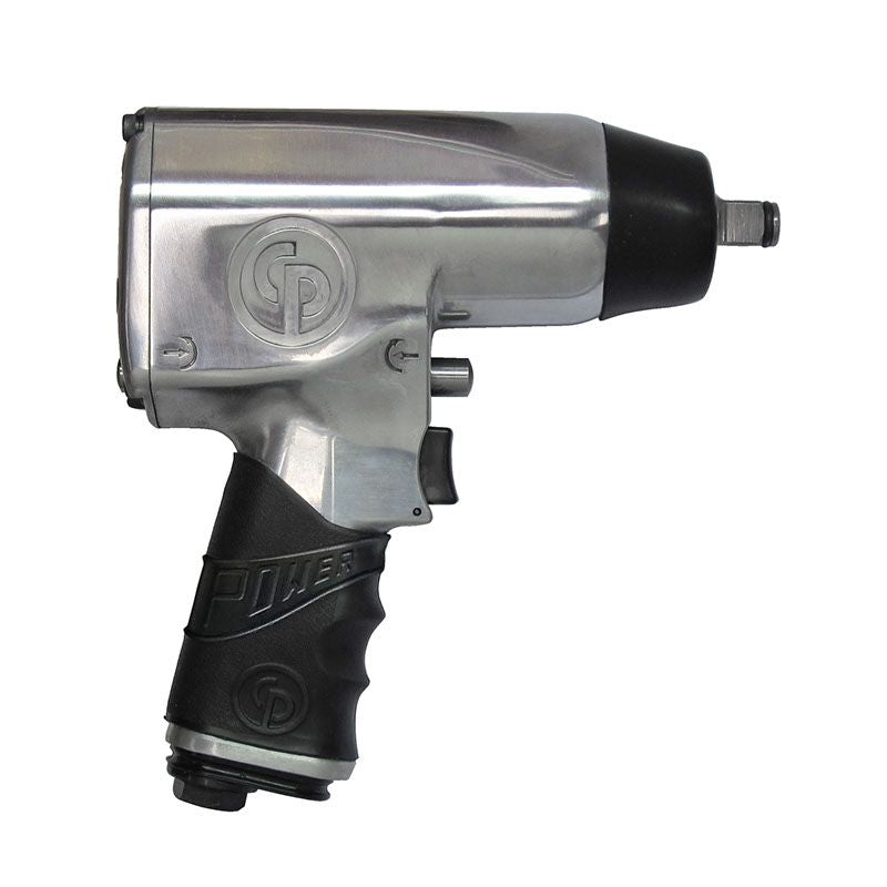 Chicago Pneumatic CP734H - 1/2 Inch Air Impact Wrench, Pistol Handle, Max Torque Reverse Output 425 ft. lbf / 576 Nm, 9,500 RPM, Pin Clutch, Industrial Tool, Automotive