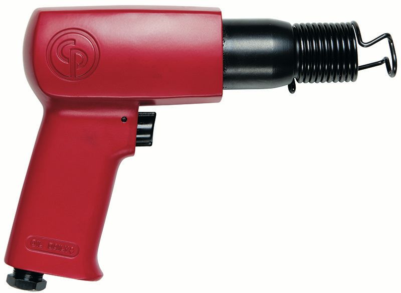 Chicago Pneumatic CP7111 - Air Hammer,0.401 Inch (10.2 mm), Round Shank, Stroke 2.64 in / 67 mm, Bore Diameter 0.75 in / 19 mm, 3000 Blow Per Minute, Welding Equipment Tool, Construction