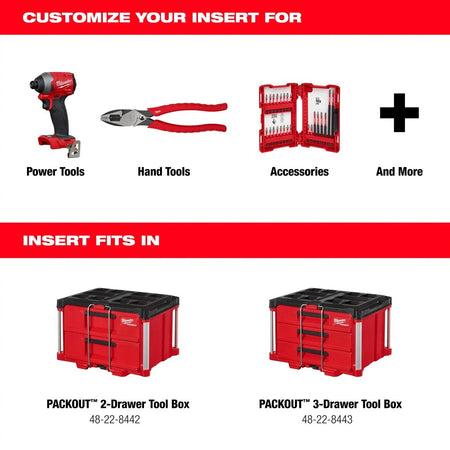 Customizable Foam Insert for PACKOUT™ Drawer Tool Boxes - AAA Industrial Supply