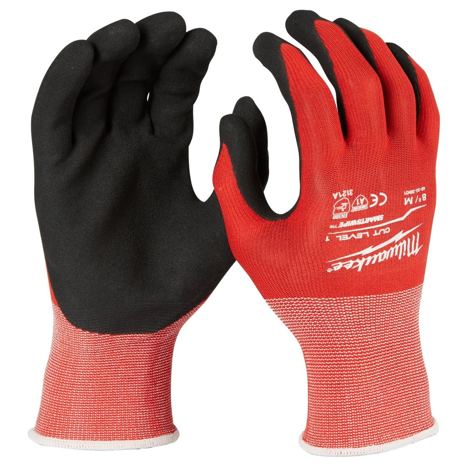 Cut Level 1 Nitrile Dipped Gloves - M - AAA Industrial Supply