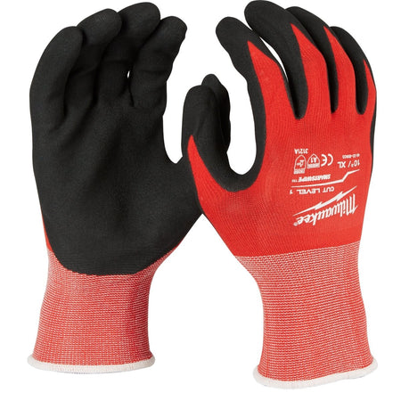 Cut Level 1 Nitrile Dipped Gloves - XL - AAA Industrial Supply