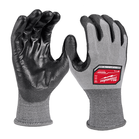Cut Level 4 High Dexterity Polyurethane Dipped Gloves - L - AAA Industrial Supply