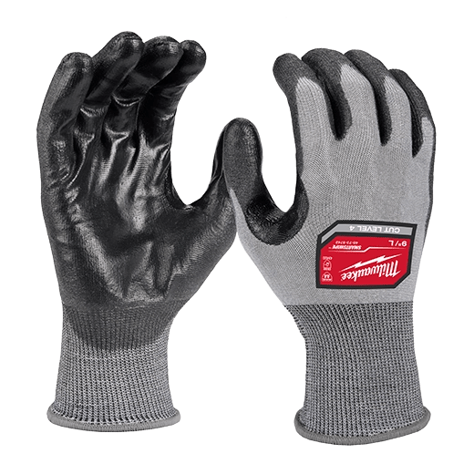 Cut Level 4 High Dexterity Polyurethane Dipped Gloves - L - AAA Industrial Supply