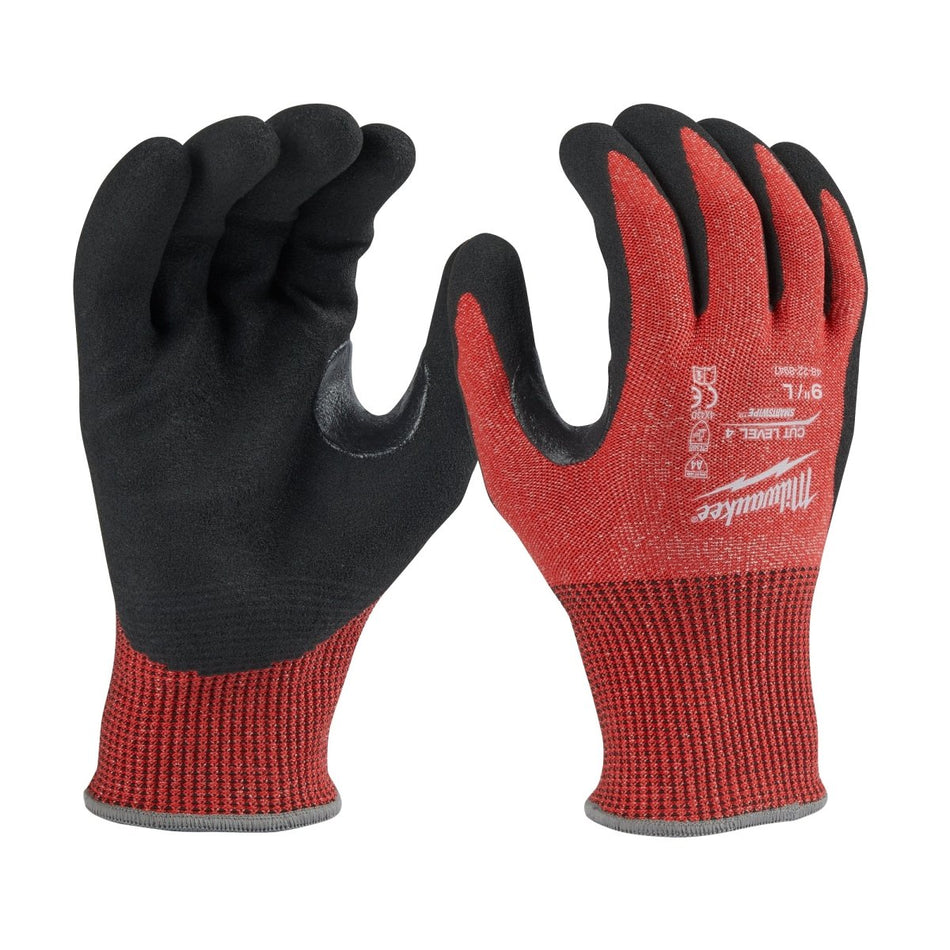 Cut Level 4 Nitrile Dipped Gloves - L - AAA Industrial Supply