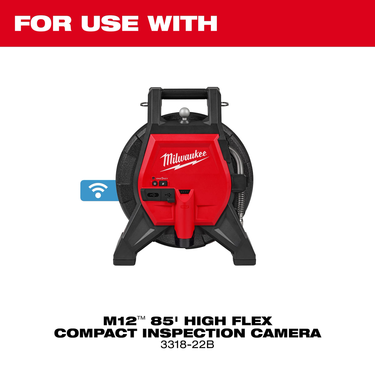 Milwaukee 20mm Replacement Camera Head Kit for M12™ 85’ High Flex Compact Inspection Camera