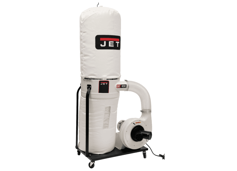 DC - 1100VX - BK Dust Collector, 1.5HP 1PH 115/230V, 30 - Micron Bag Filter Kit - AAA Industrial Supply