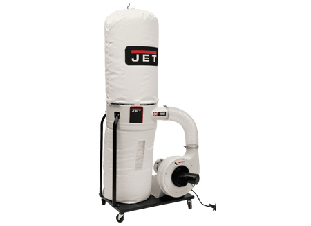 DC - 1100VX - BK Dust Collector, 1.5HP 1PH 115/230V, 30 - Micron Bag Filter Kit - AAA Industrial Supply