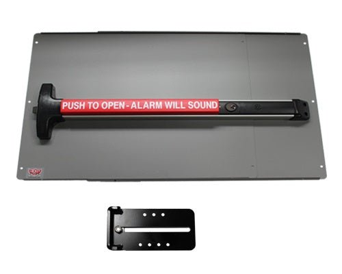 Detex PS - 43 Alarm Value Kit Panic Bar and Panic Shield With Detex V - 40 Panic Bar - AAA Industrial Supply