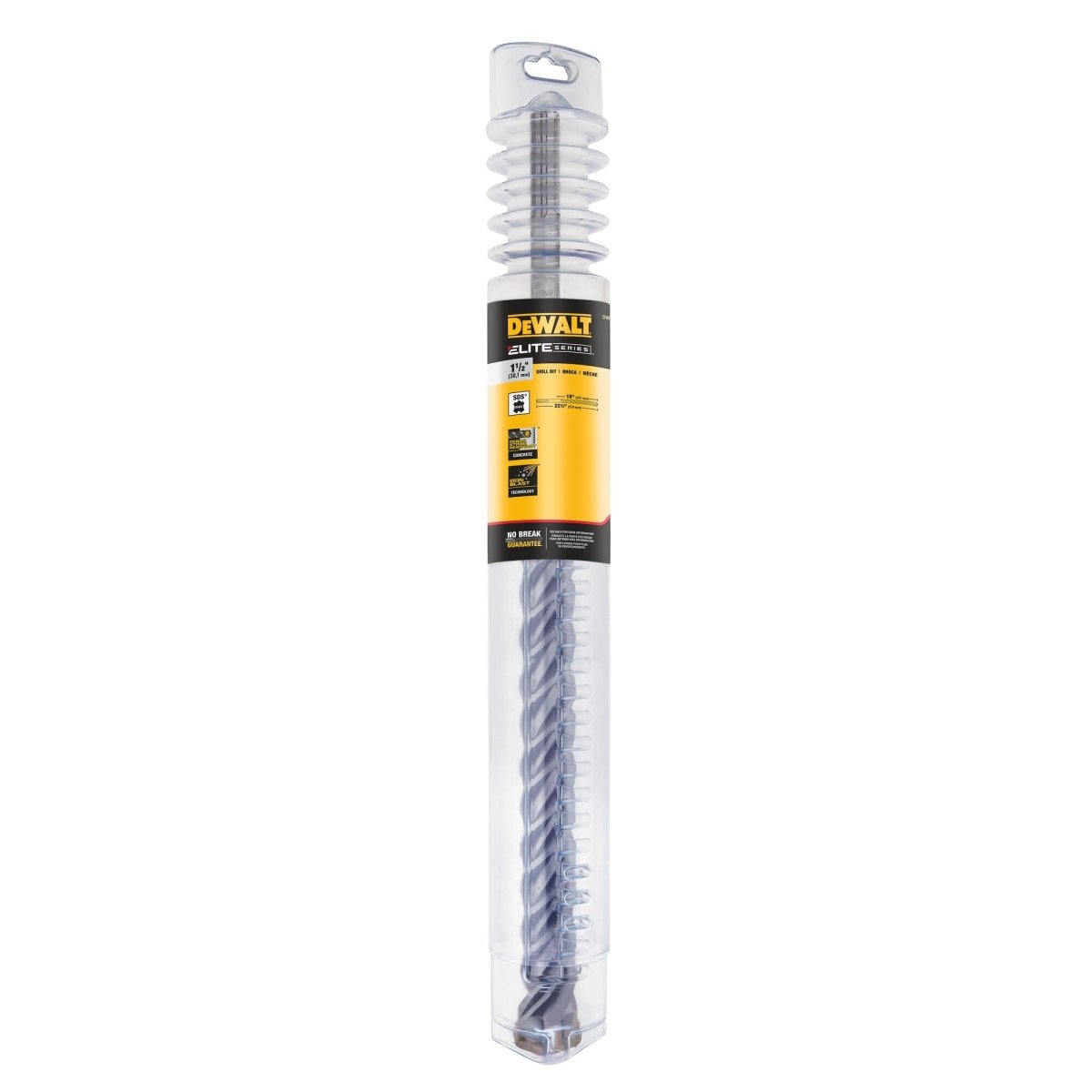 Dewalt 1 - 1/2 - Inch By 18 - Inch By 22 - 1/2 - Inch 4 - Cutter Sds Max Rotary Hammer Bit - AAA Industrial Supply