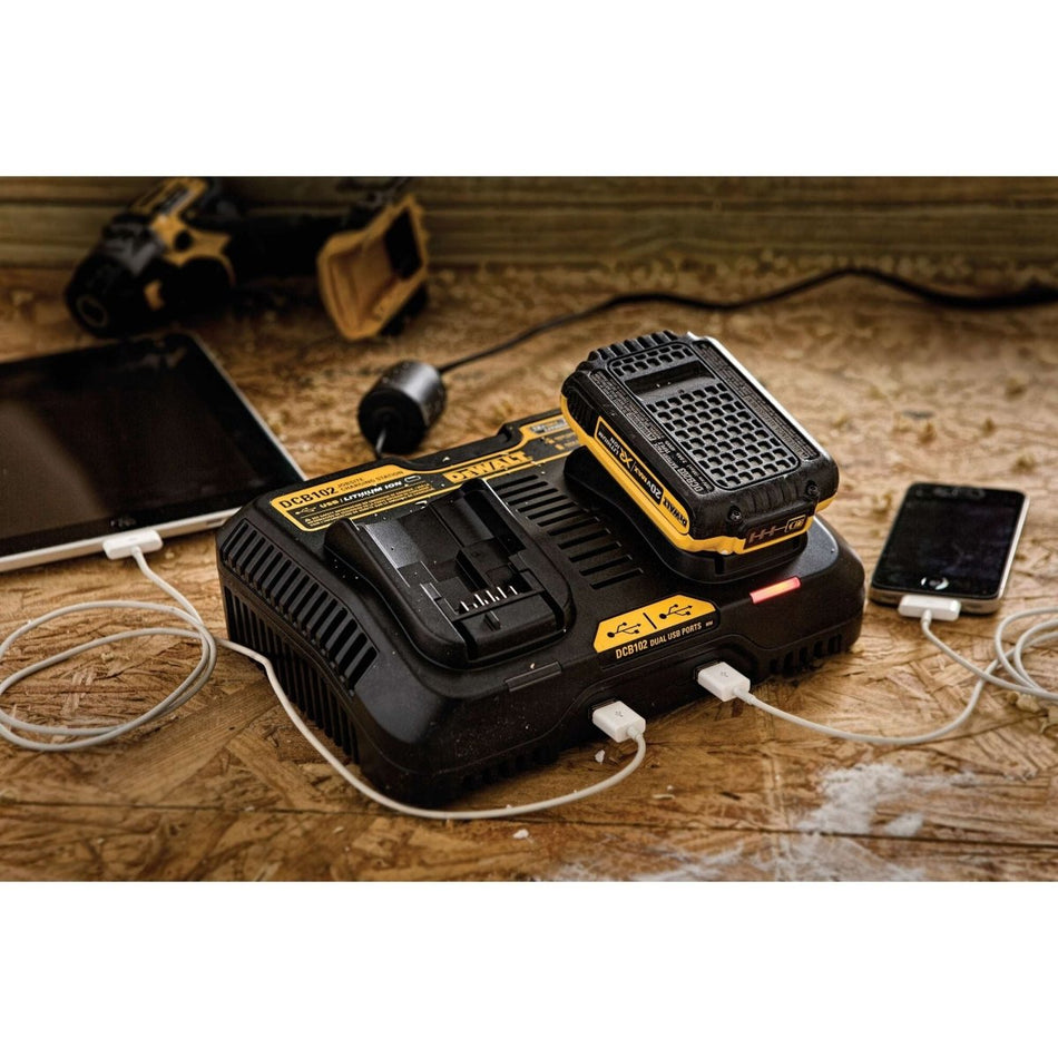 Dewalt 12V - 20V Max* Jobsite Charging Station - AAA Industrial Supply