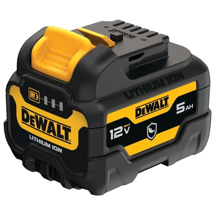 DEWALT 12V Max 12V 5Ah Oil Resistant Lithium Ion Power Tool Battery Pack with Fuel Indicator - AAA Industrial Supply
