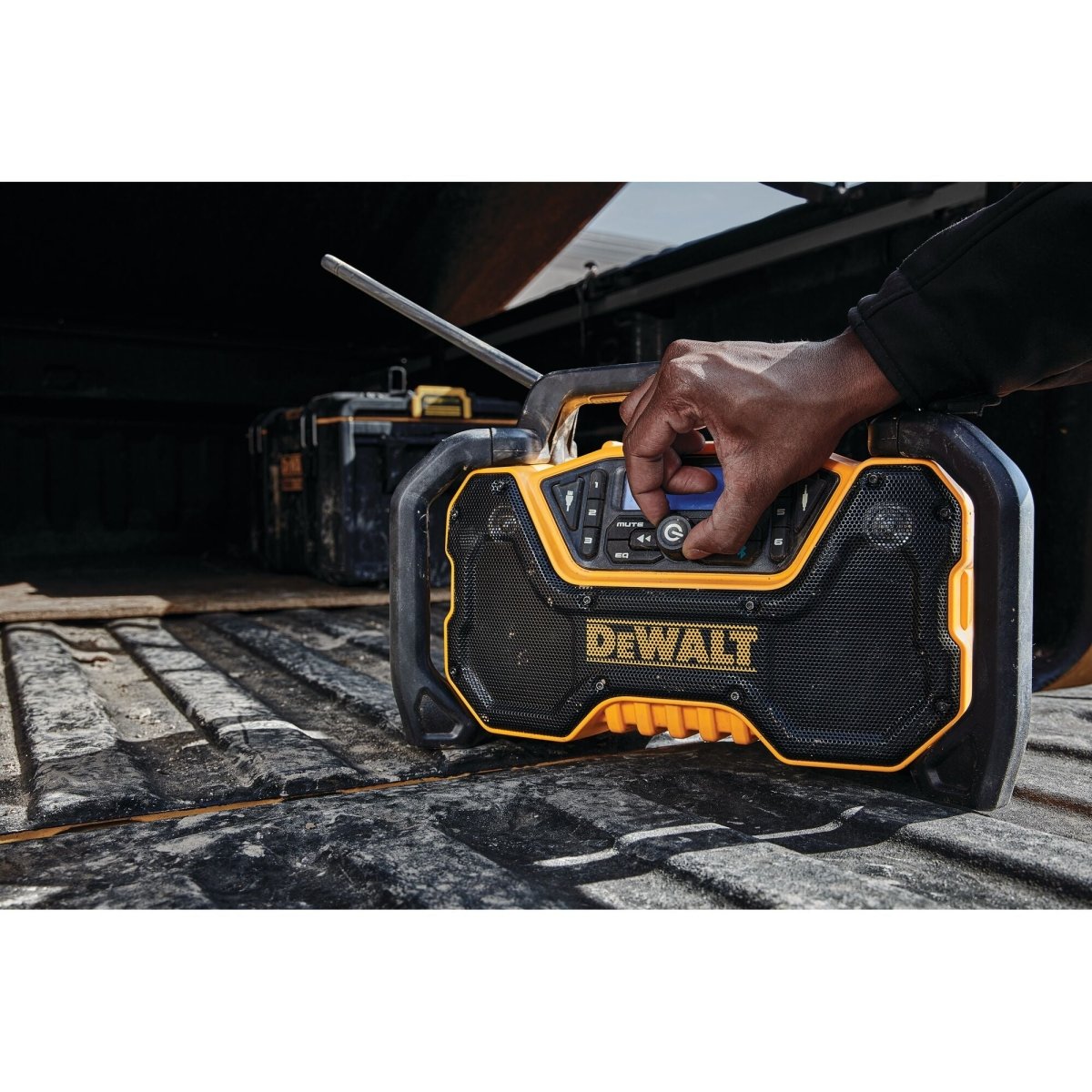 Dewalt 12V/20V Max* Portable Radio, Bluetooth, Cordless, Jobsite, Tool Only - AAA Industrial Supply