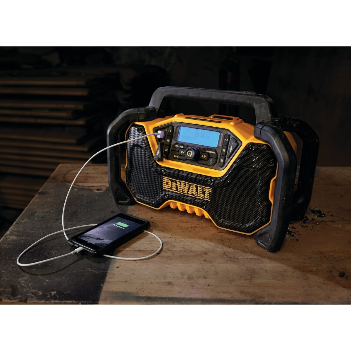 Dewalt 12V/20V Max* Portable Radio, Bluetooth, Cordless, Jobsite, Tool Only - AAA Industrial Supply