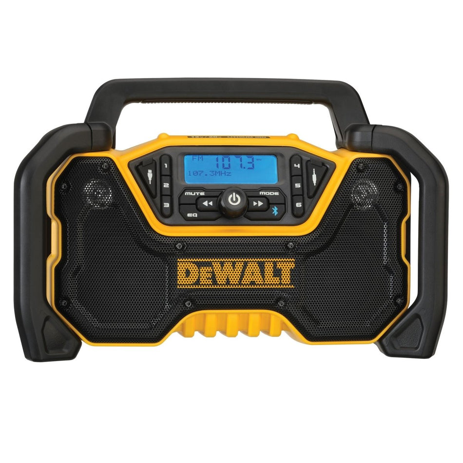 Dewalt 12V/20V Max* Portable Radio, Bluetooth, Cordless, Jobsite, Tool Only - AAA Industrial Supply