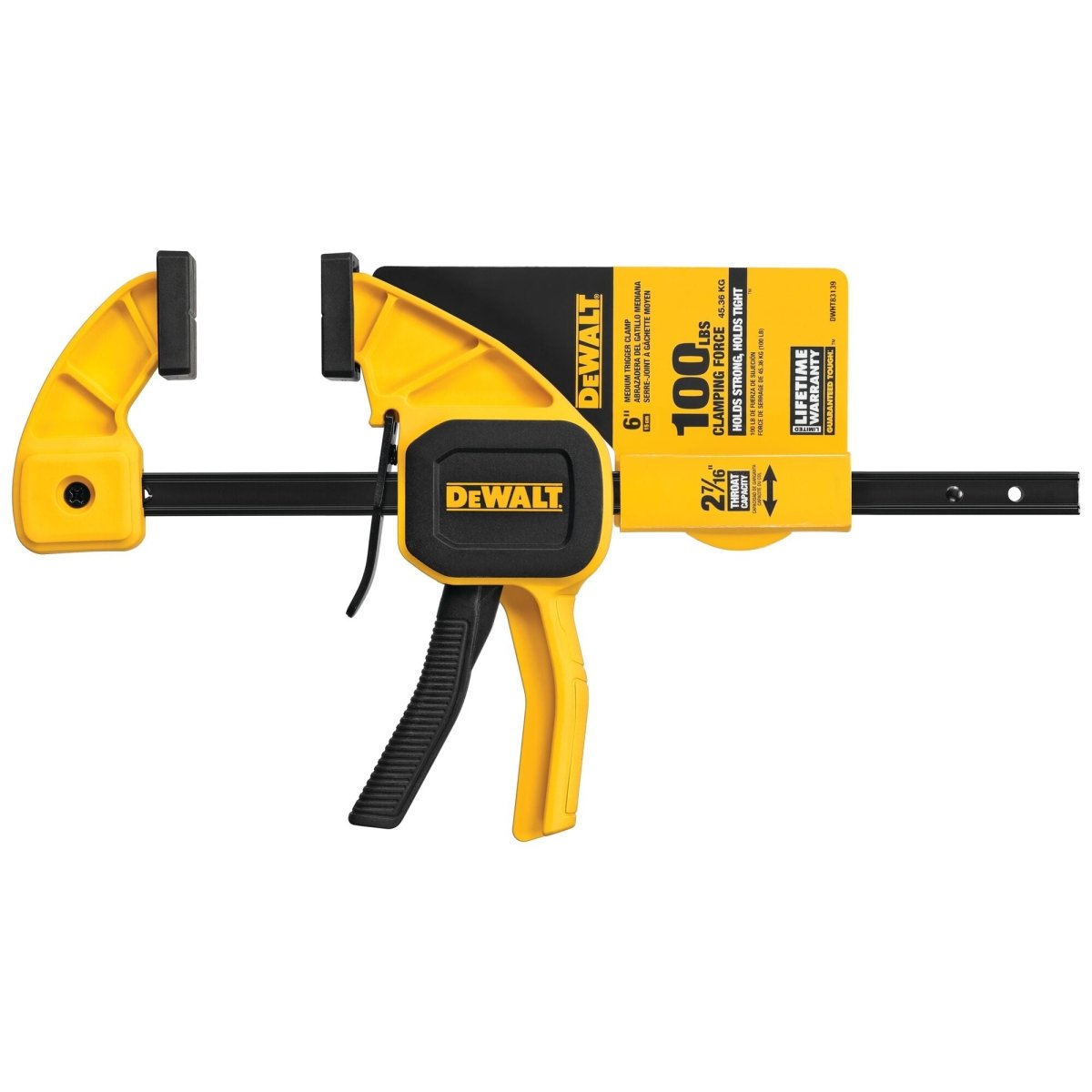 Dewalt 150 Mm|6 In. Medium Trigger Clamp - AAA Industrial Supply