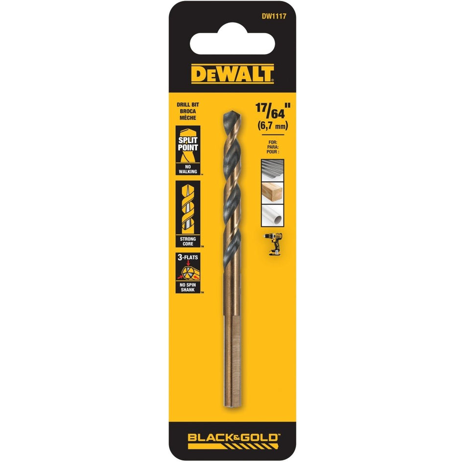 Dewalt 17/64In Drill Bit Dw1117 - AAA Industrial Supply