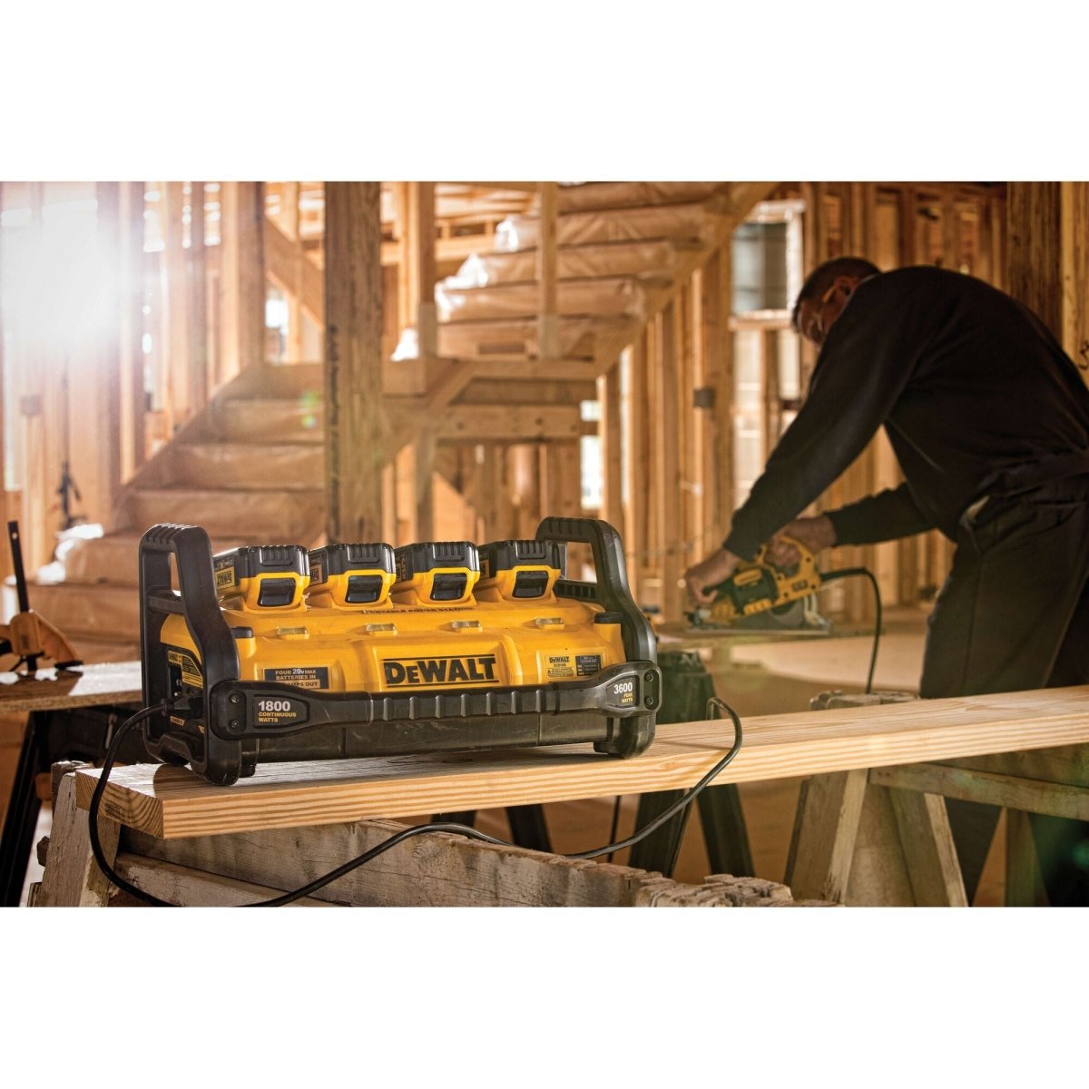 Dewalt 1800 Watt Portable Power Station And Simultaneous Battery Charger - AAA Industrial Supply