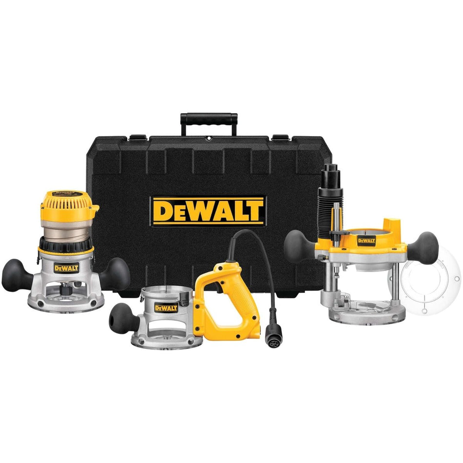 Dewalt 2 - 1/4 Hp (Maximum Motor Hp) Three Base Router Kit - AAA Industrial Supply