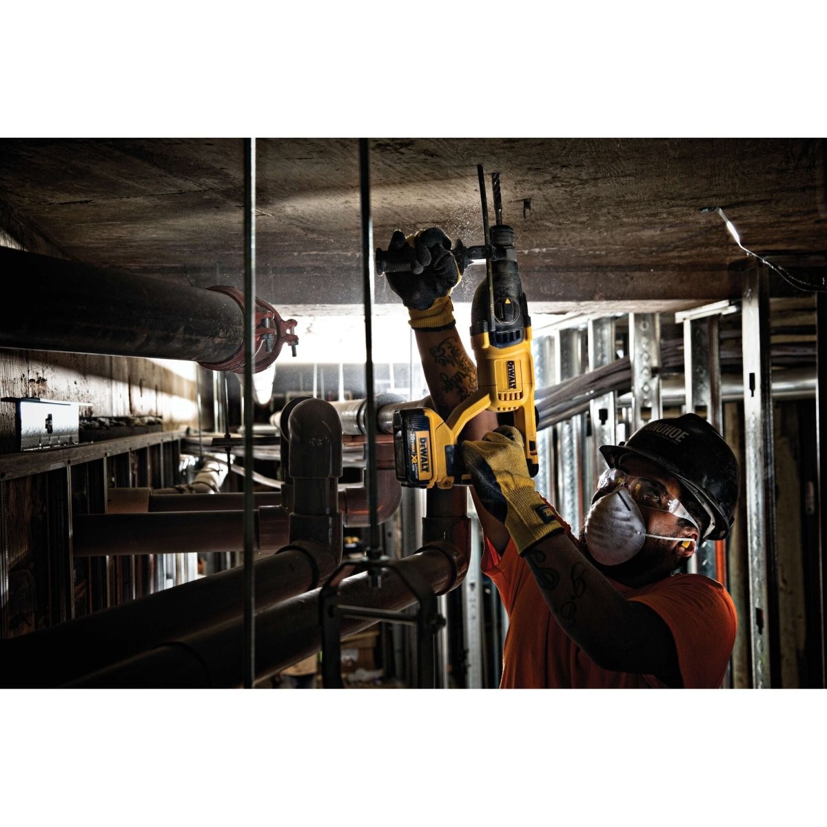 Dewalt 20V Max* 1 In. Brushless Cordless Sds Plus D - Handle Rotary Hammer (Tool Only) - AAA Industrial Supply