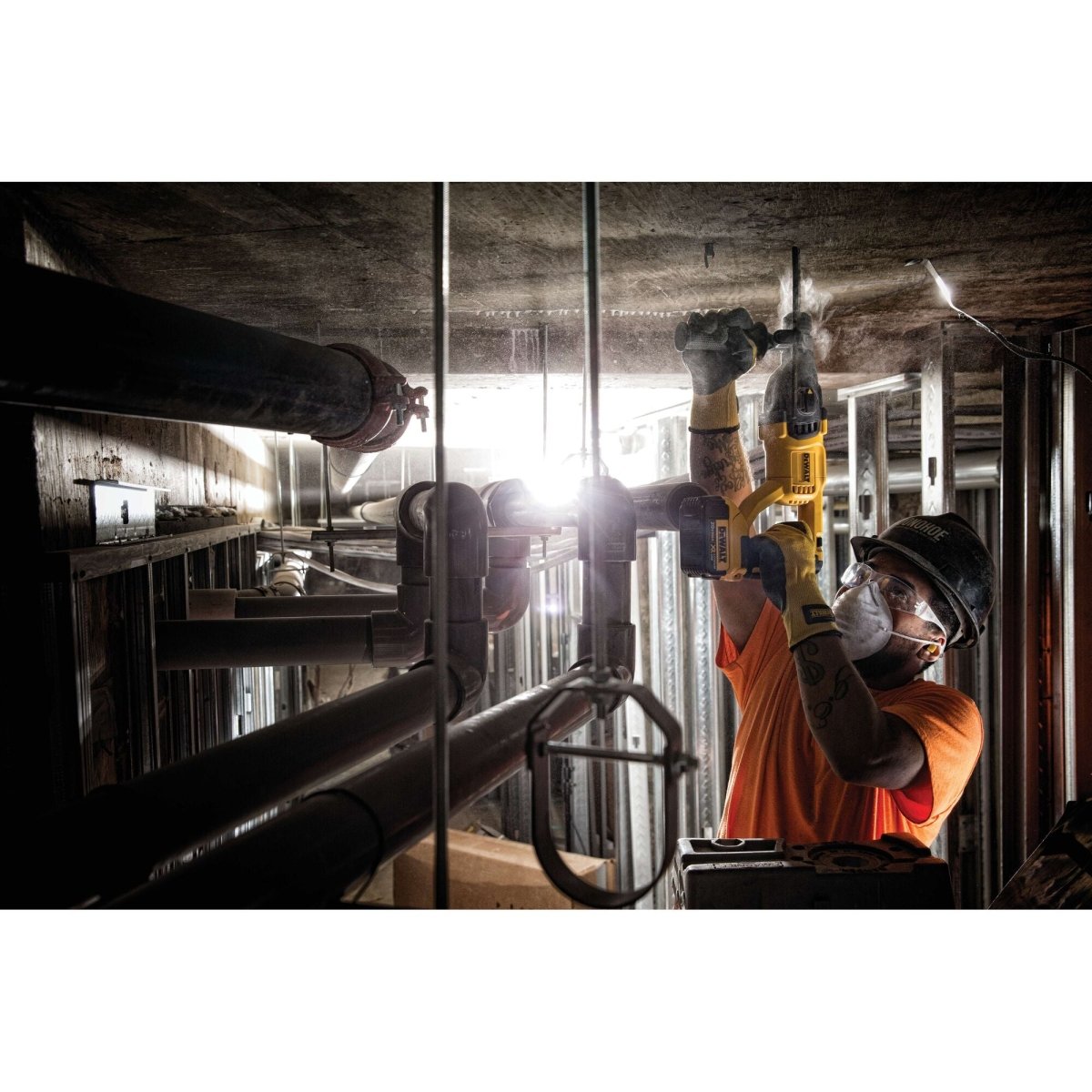 Dewalt 20V Max* 1 In. Brushless Cordless Sds Plus D - Handle Rotary Hammer (Tool Only) - AAA Industrial Supply