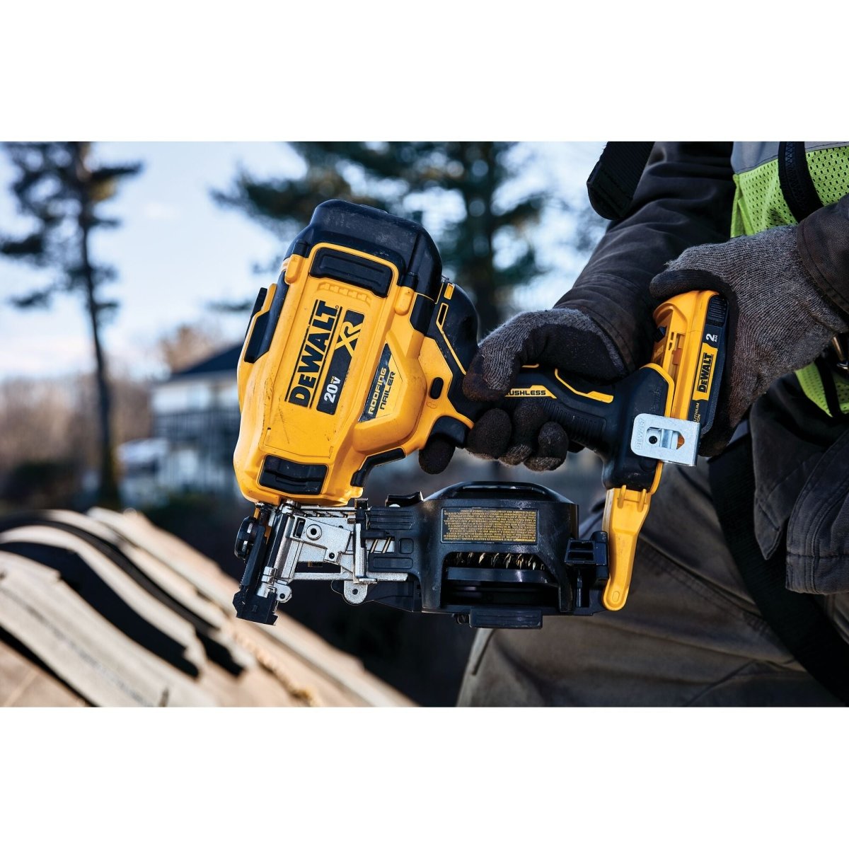 Dewalt 20V Max* 15 Degree Cordless Coil Roofing Nailer - AAA Industrial Supply