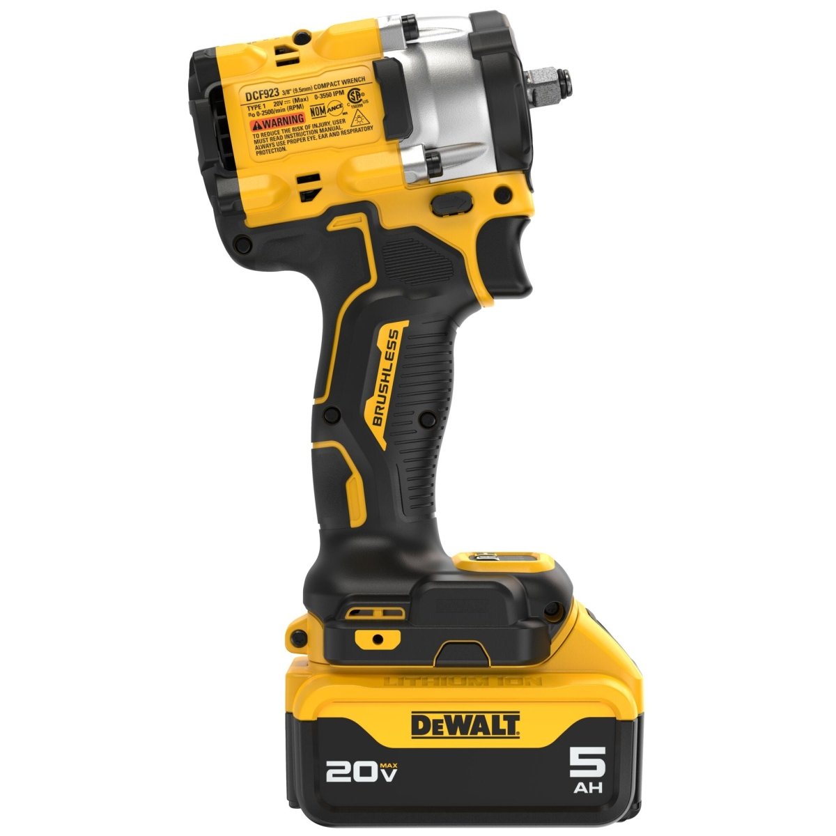Dewalt 20V Max 3/8In Compact Impact Wrench Kit Dcf923P2 - AAA Industrial Supply